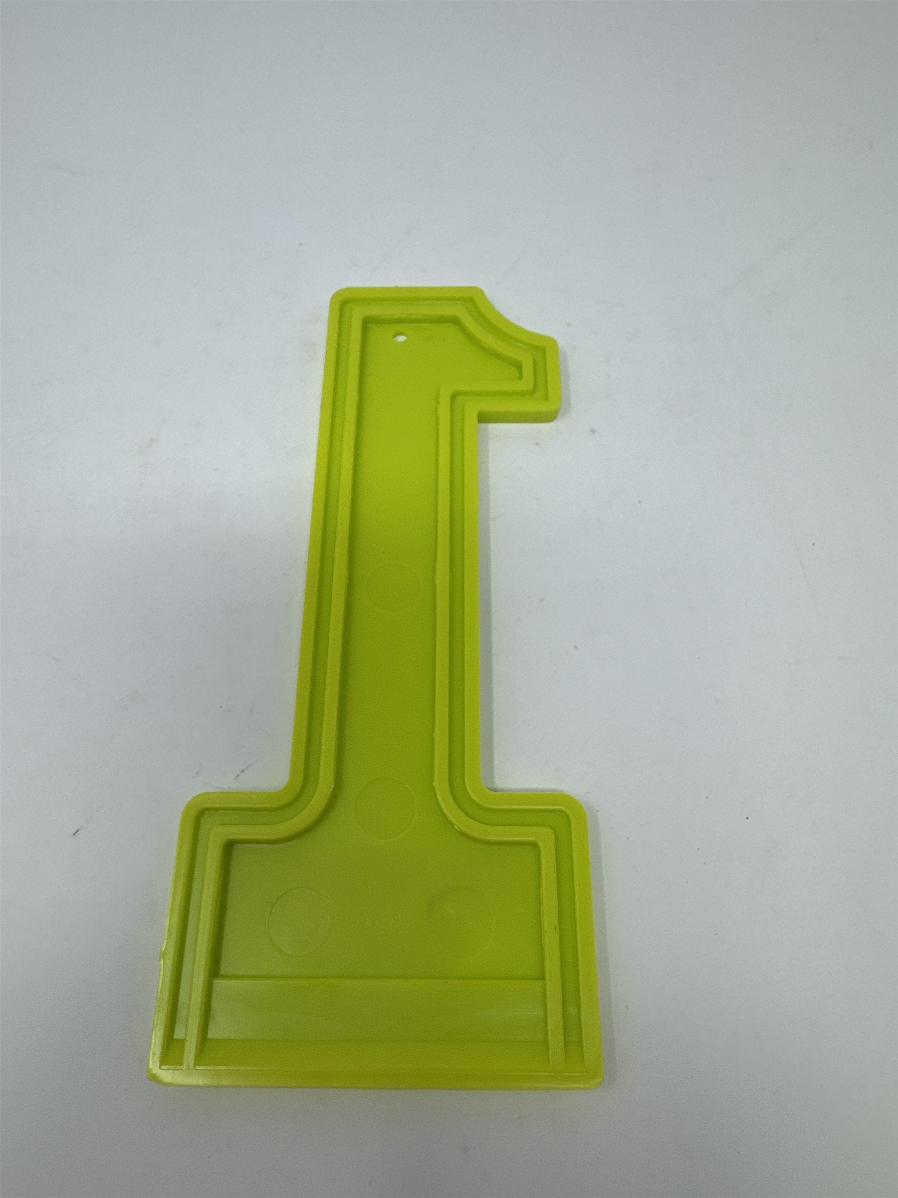 Stookey's Bar-B-Que Nanticoke PA Vintage Promo Ice Scraper Neon Yellow Number 1