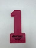 Stookey's Bar-B-Que Nanticoke PA Vintage Promo Ice Scraper Neon Pink Number 1