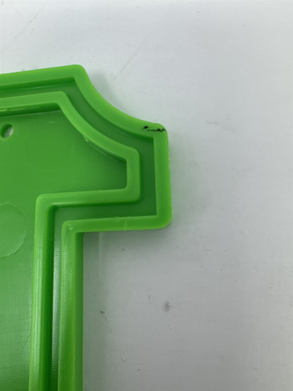 Stookey's Bar-B-Que Nanticoke PA Vintage Promo Ice Scraper Neon Green Number 1