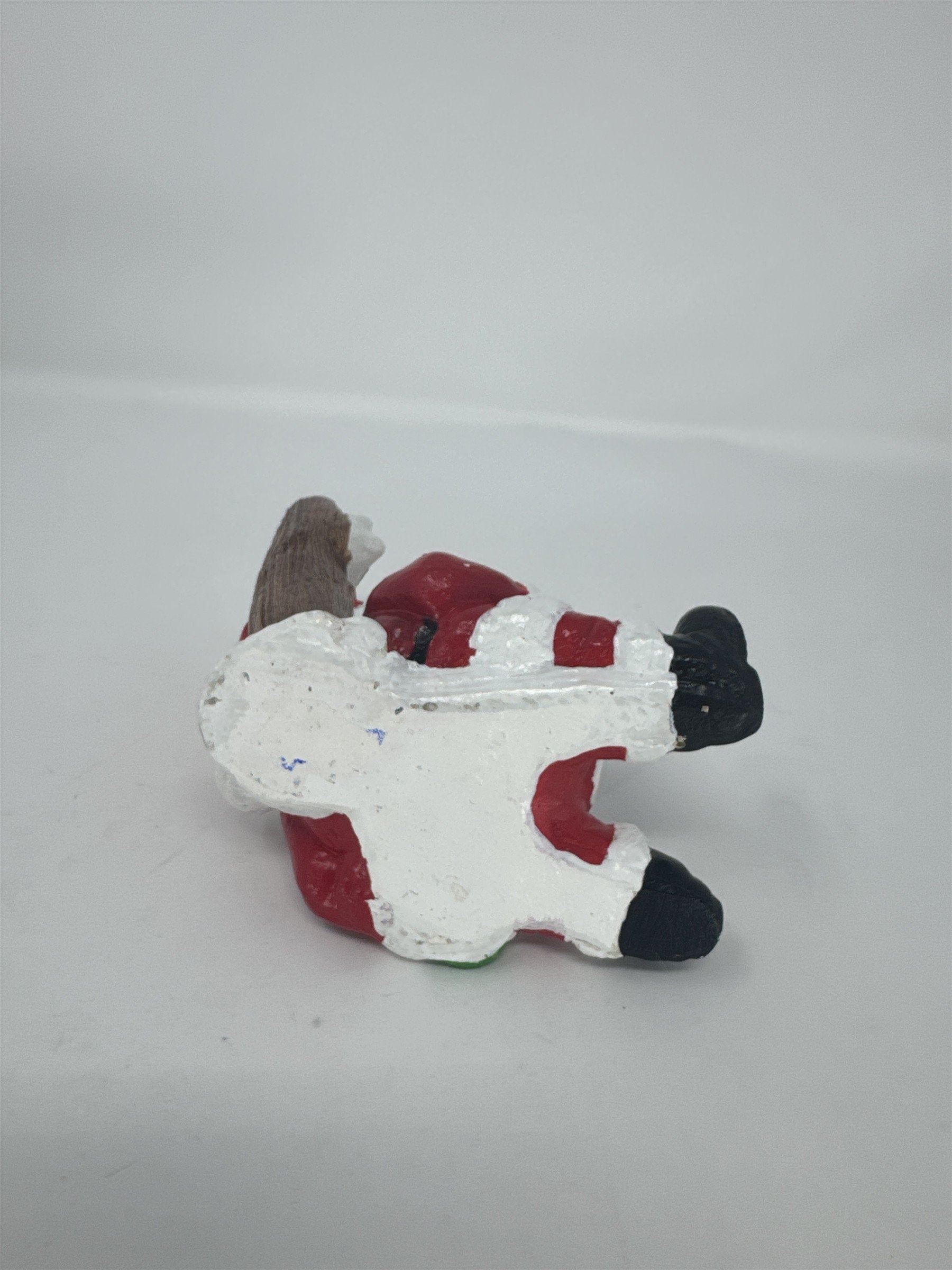 Sleeping Santa Figurine Dec 26 Post Christmas Tired Exhausted Resin Decor