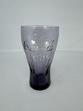 Coca Cola Coke Purple Glass 6" Tall Drinking Glass McDonalds Promo Vintage