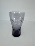 Coca Cola Coke Purple Glass 6" Tall Drinking Glass McDonalds Promo Vintage
