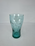 Coca Cola Coke Blue Glass 6" Tall Drinking Glass McDonalds Promo Vintage