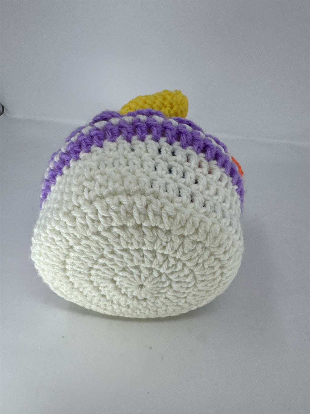 Handmade Crocheted Easter Bunny Rabbit & 3 Eggs Set Amigurumi Plush Decor