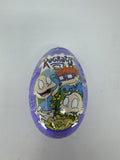 Vtg 1997 Rugrats Chuckie Candy Egg Nickelodeon Purple Metal Container