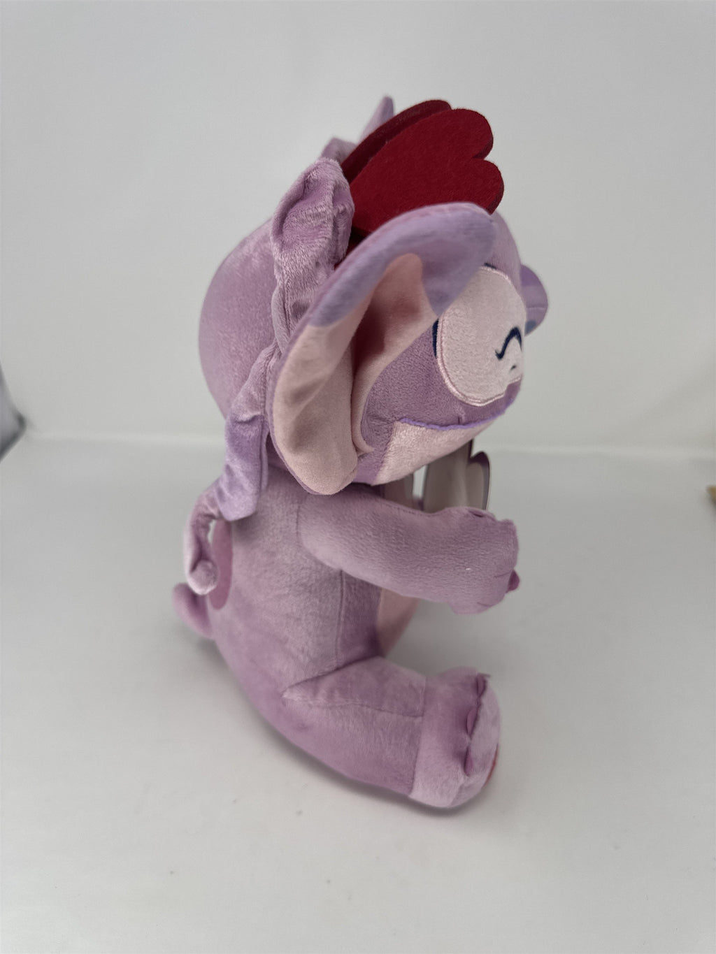 Disney Stitch Angel Valentine's Day Plush Love Heart Stuffed Animal