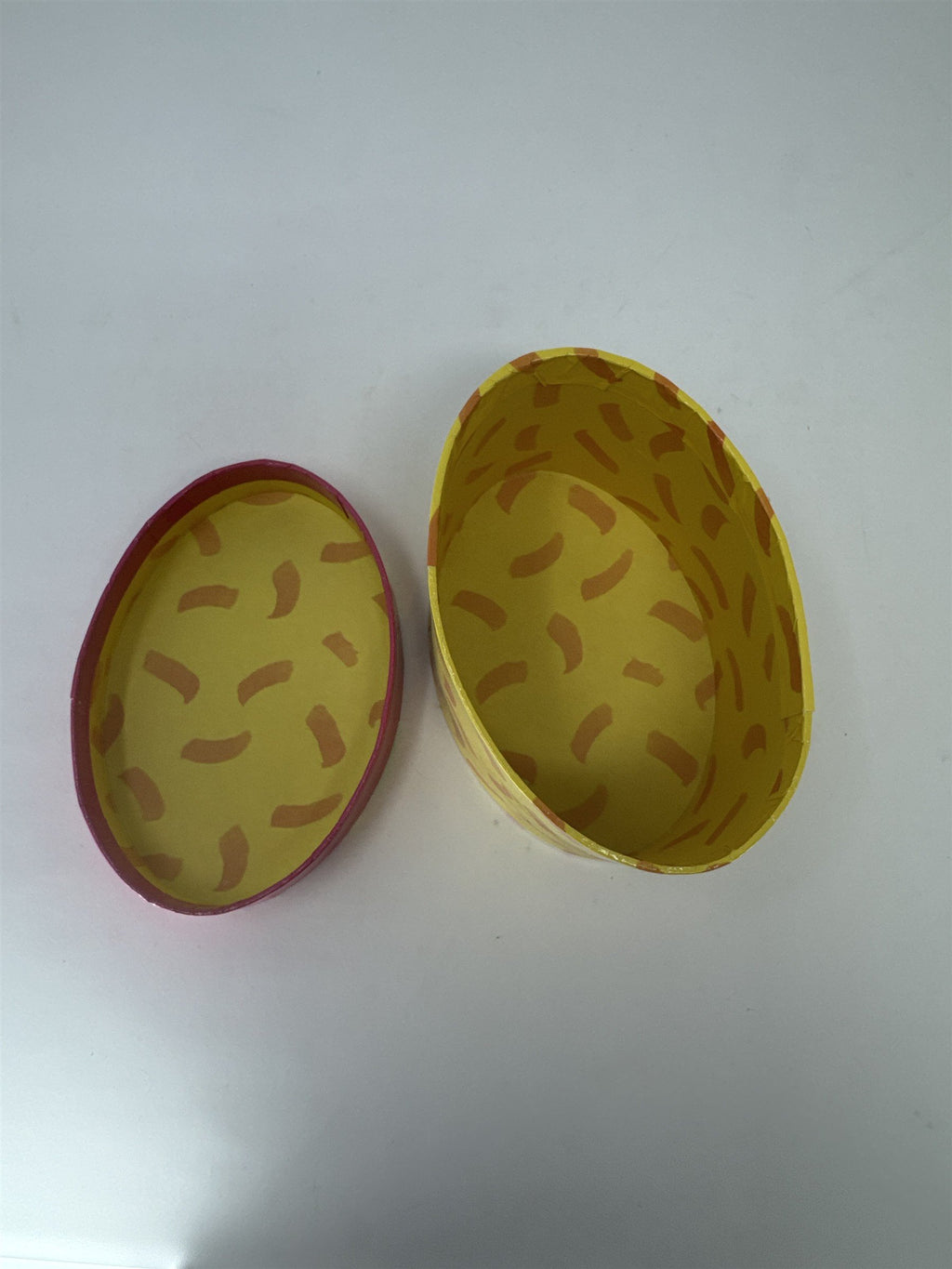 Vintage Cardboard Easter Egg Container Bunny Treats Nesting Box Retro
