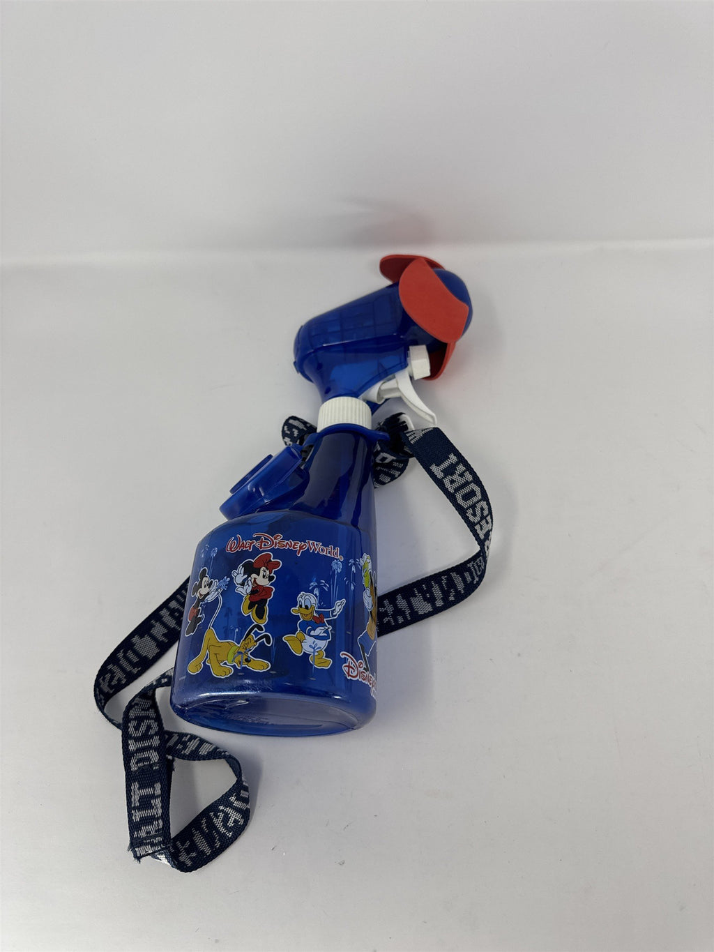 Walt Disney World Disney Parks Misting Water Spray Bottle Mister Fan /w Lanyard
