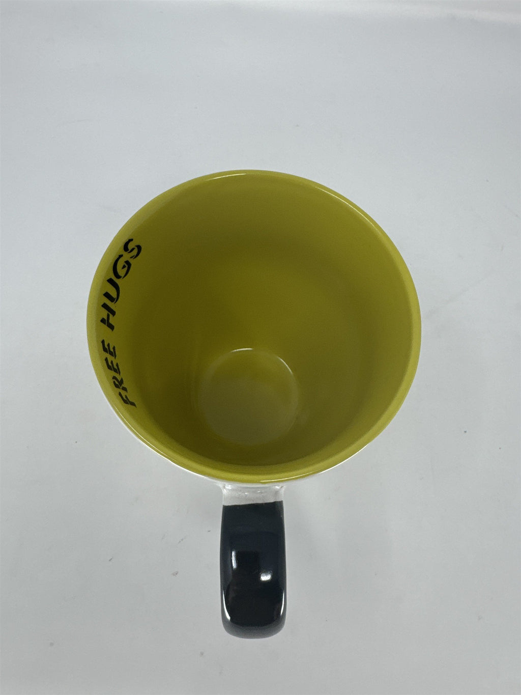 Purrickly Catcus Coffee Mug Cat Cactus Pun Free Hugs Ceramic Tea Cup Green White