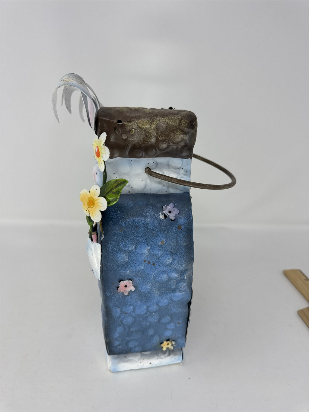 Home Interiors Easter Bunny Votive Candle Holder Metal Couple Tea Light