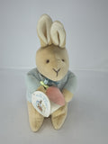Eden My First Peter Rabbit Plush Beatrix Potter Blue Jacket Carrot Stuffed Toy