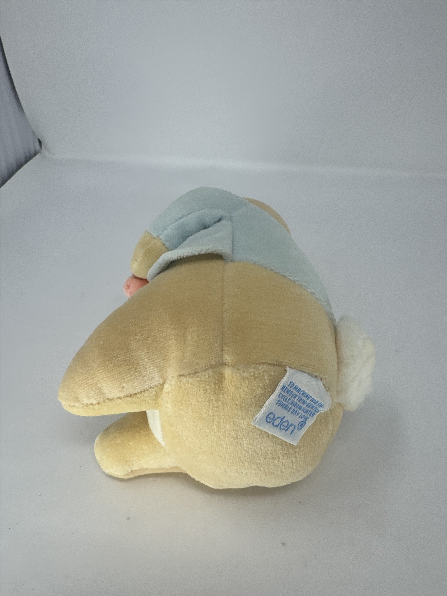 Eden My First Peter Rabbit Plush Beatrix Potter Blue Jacket Carrot Stuffed Toy