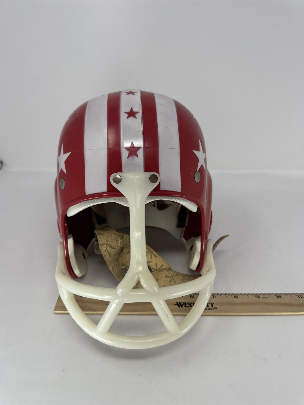 Vintage Franklin HM 6 Jim Patton Football Helmet Stars & Stripes