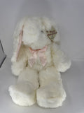 Giant Plush Creations Easter Bunny White Stuffed Animal Rabbit Pink Bow