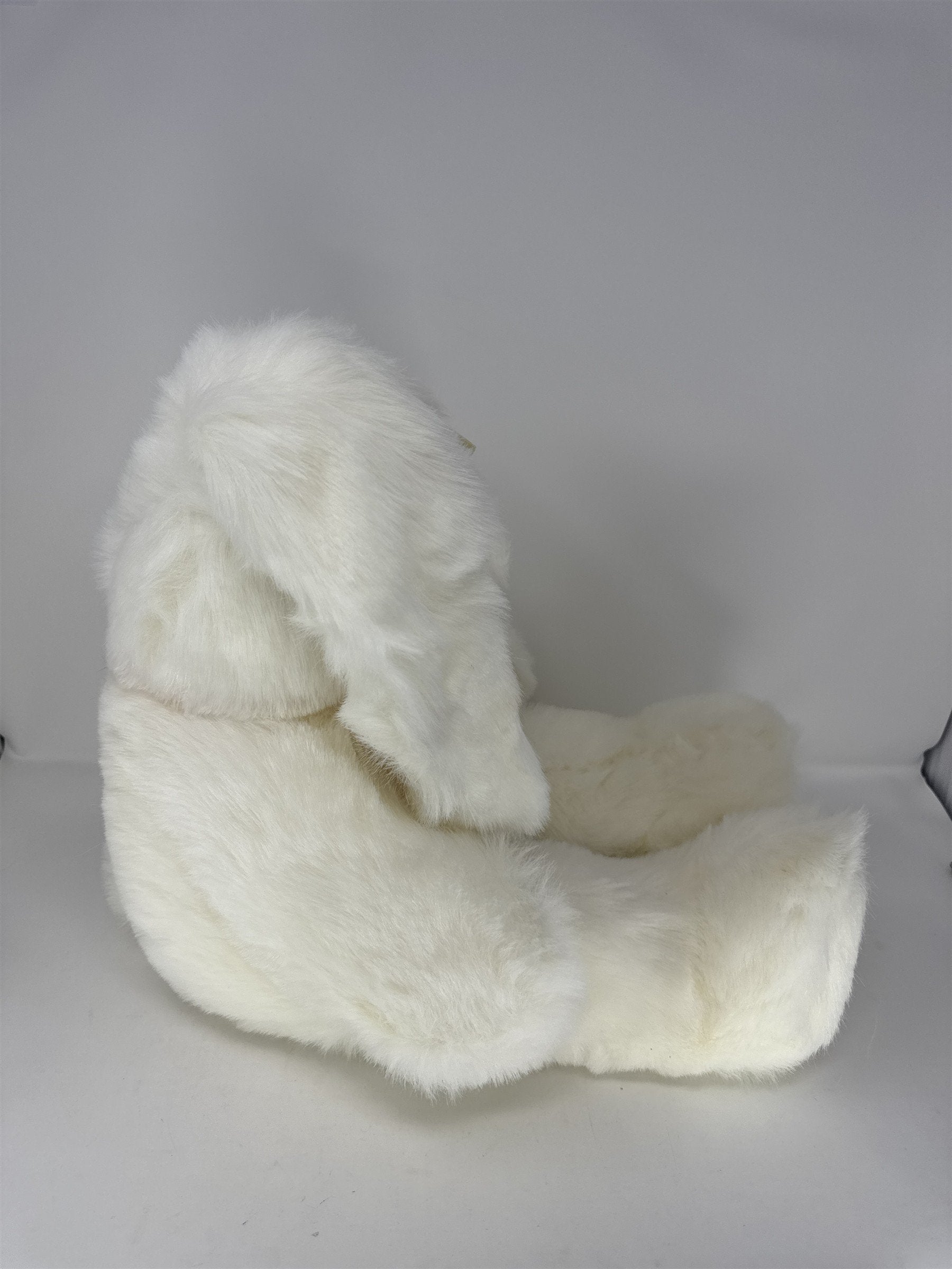 Giant Plush Creations Easter Bunny White Stuffed Animal Rabbit Pink Bow