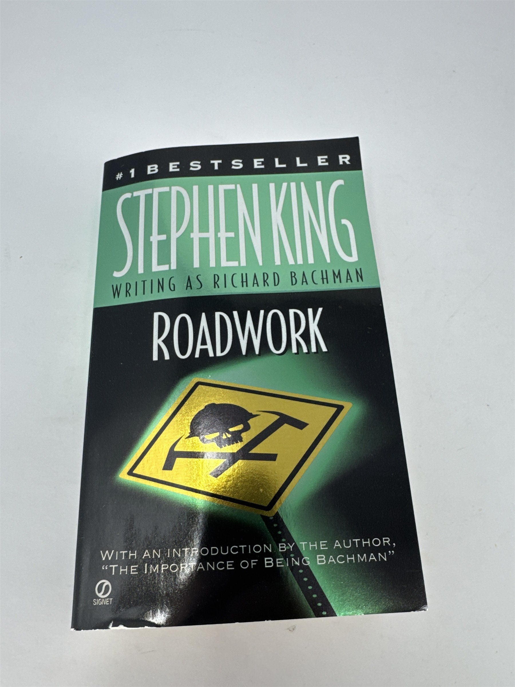 Stephen King Roadwork Richard Bachman Signet Vintage Paperback Horror Book