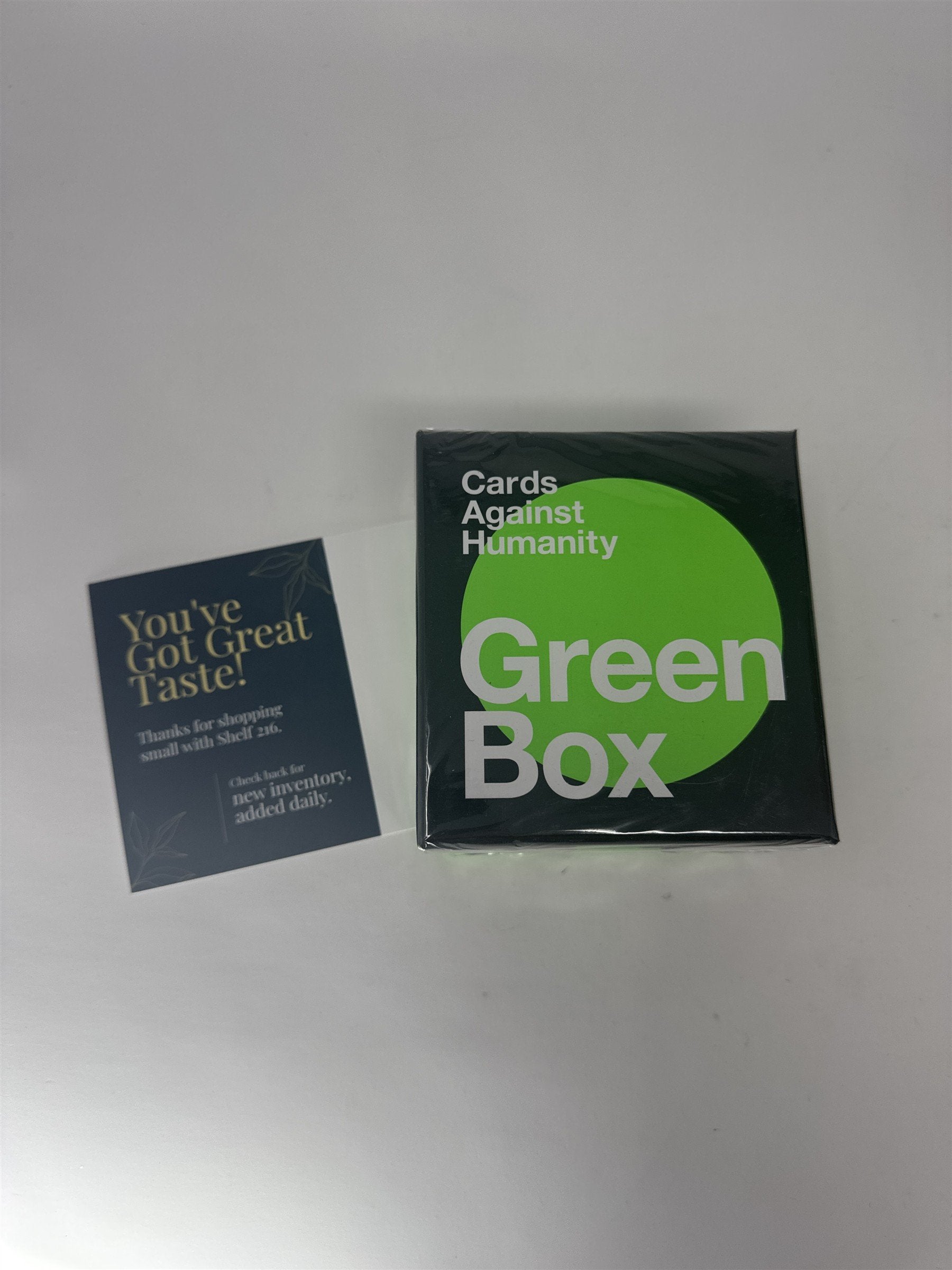 Cards Against Humanity Adult Party Game Green Box Expansion Pack 300 Cards