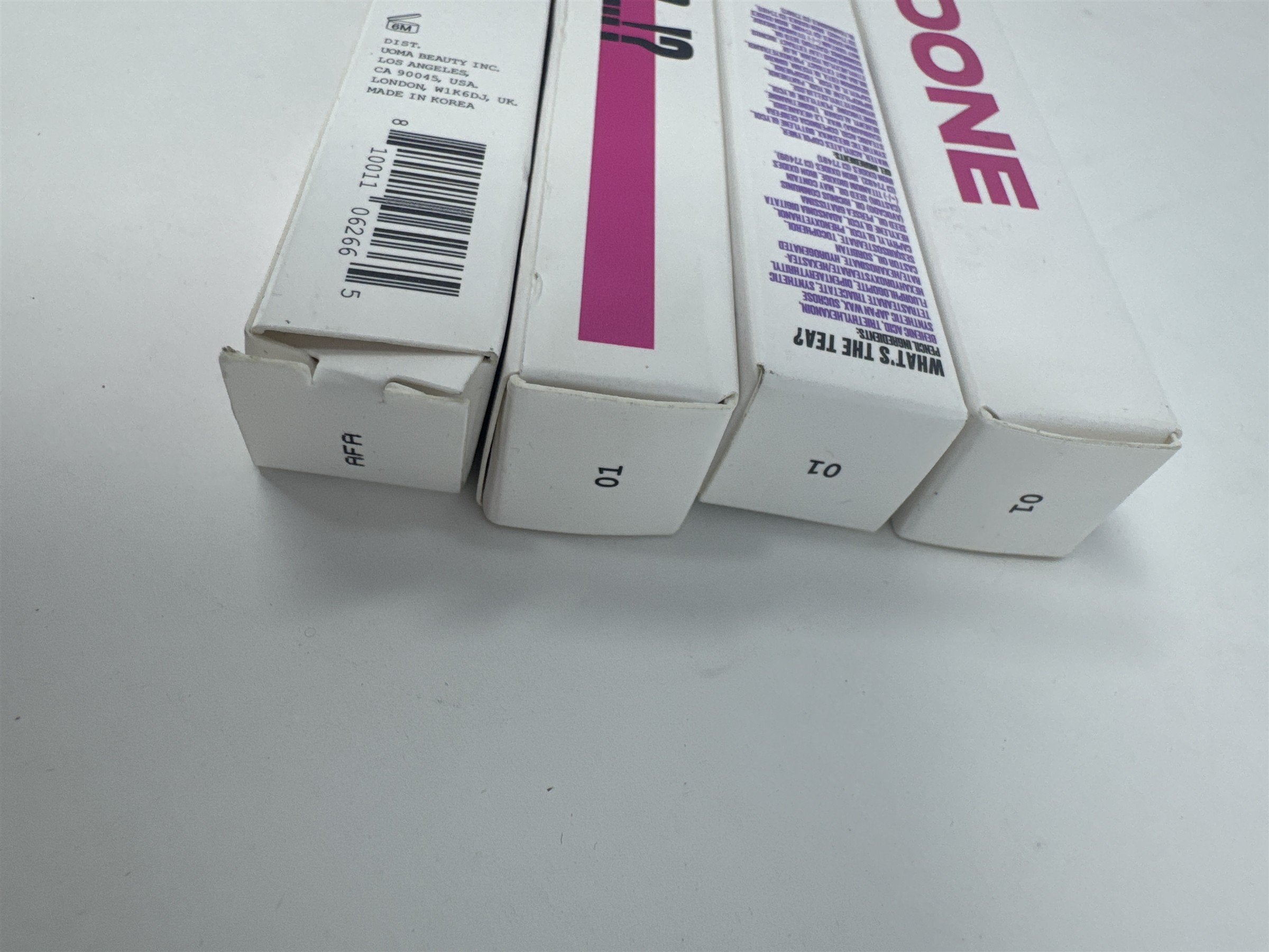 Lot of 4 UOMA Beauty One and Done 2-in-1 Eyebrow Styler Shade 01 Waterproof