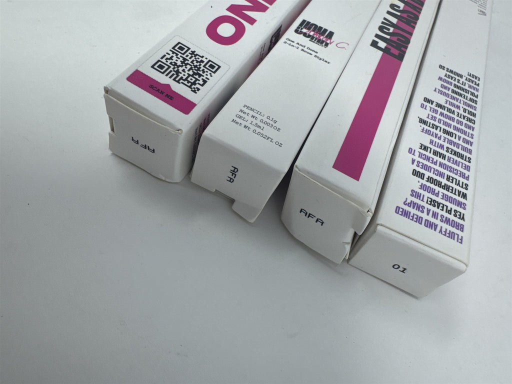 Lot of 4 UOMA Beauty One and Done 2-in-1 Eyebrow Styler Shade 01 Waterproof