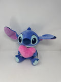 Disney Baby Stitch Plush Lilo Stitch Soft Toy Holding Pink Heart Blue Valentines