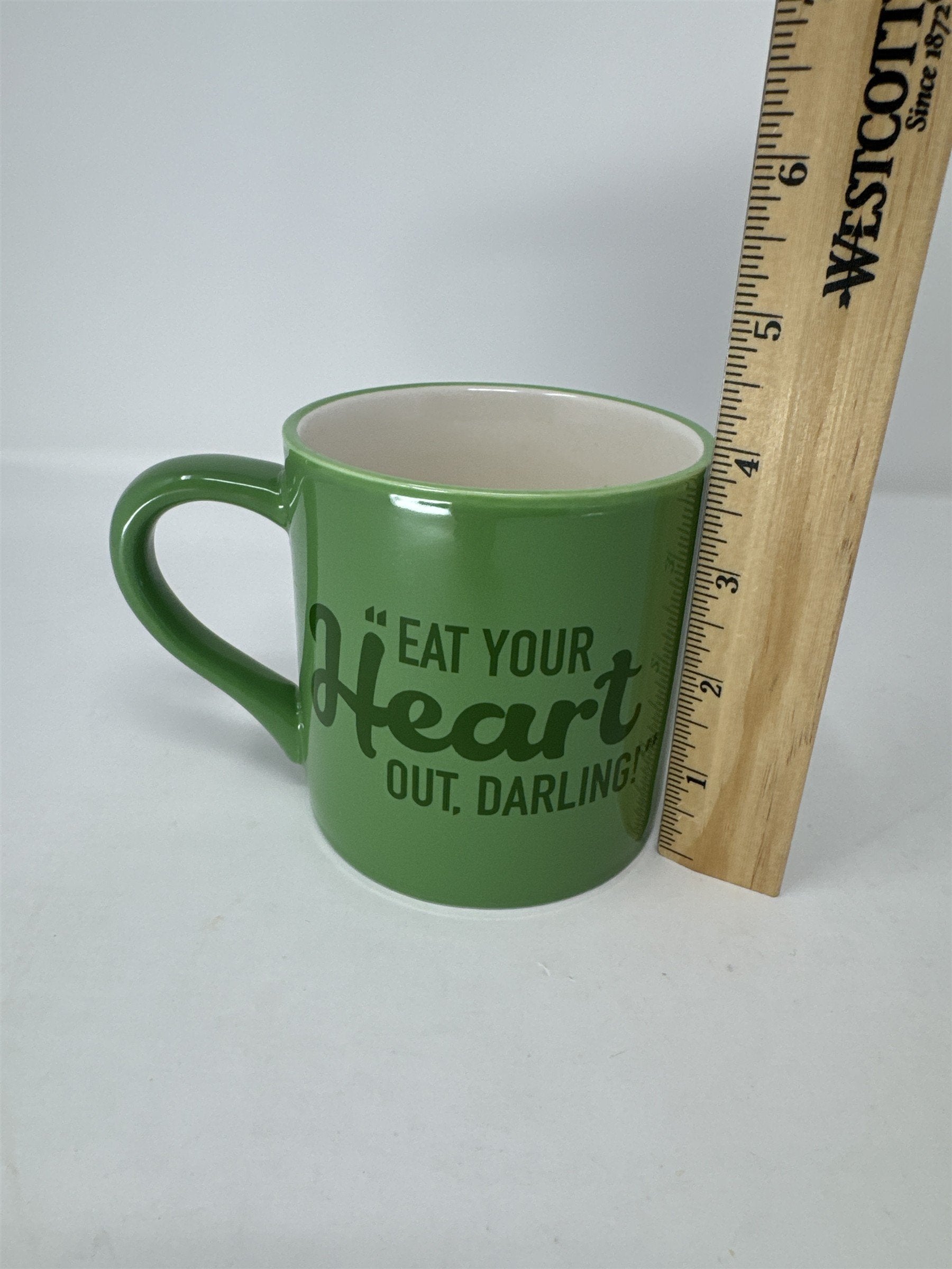 M&M's Green Character Mug Eat Your Heart Out Darling! Frankford Candy 2020