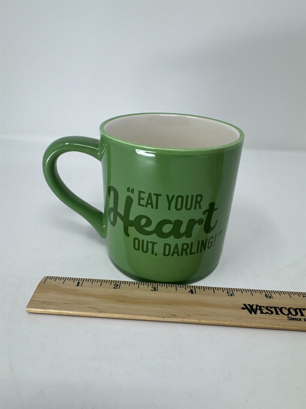M&M's Green Character Mug Eat Your Heart Out Darling! Frankford Candy 2020
