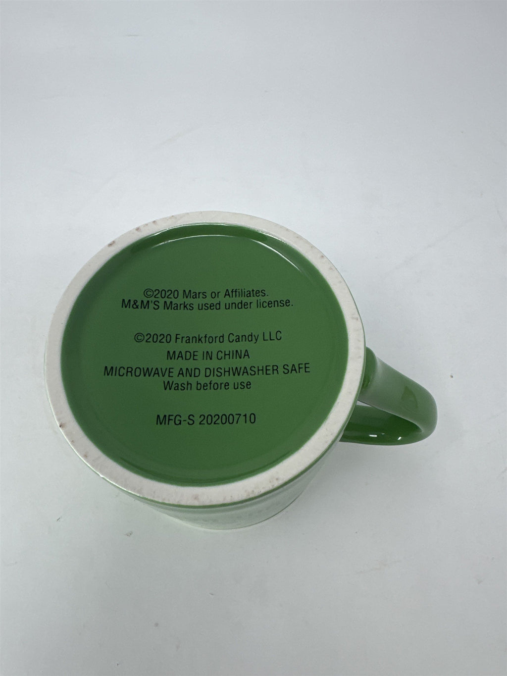 M&M's Green Character Mug Eat Your Heart Out Darling! Frankford Candy 2020