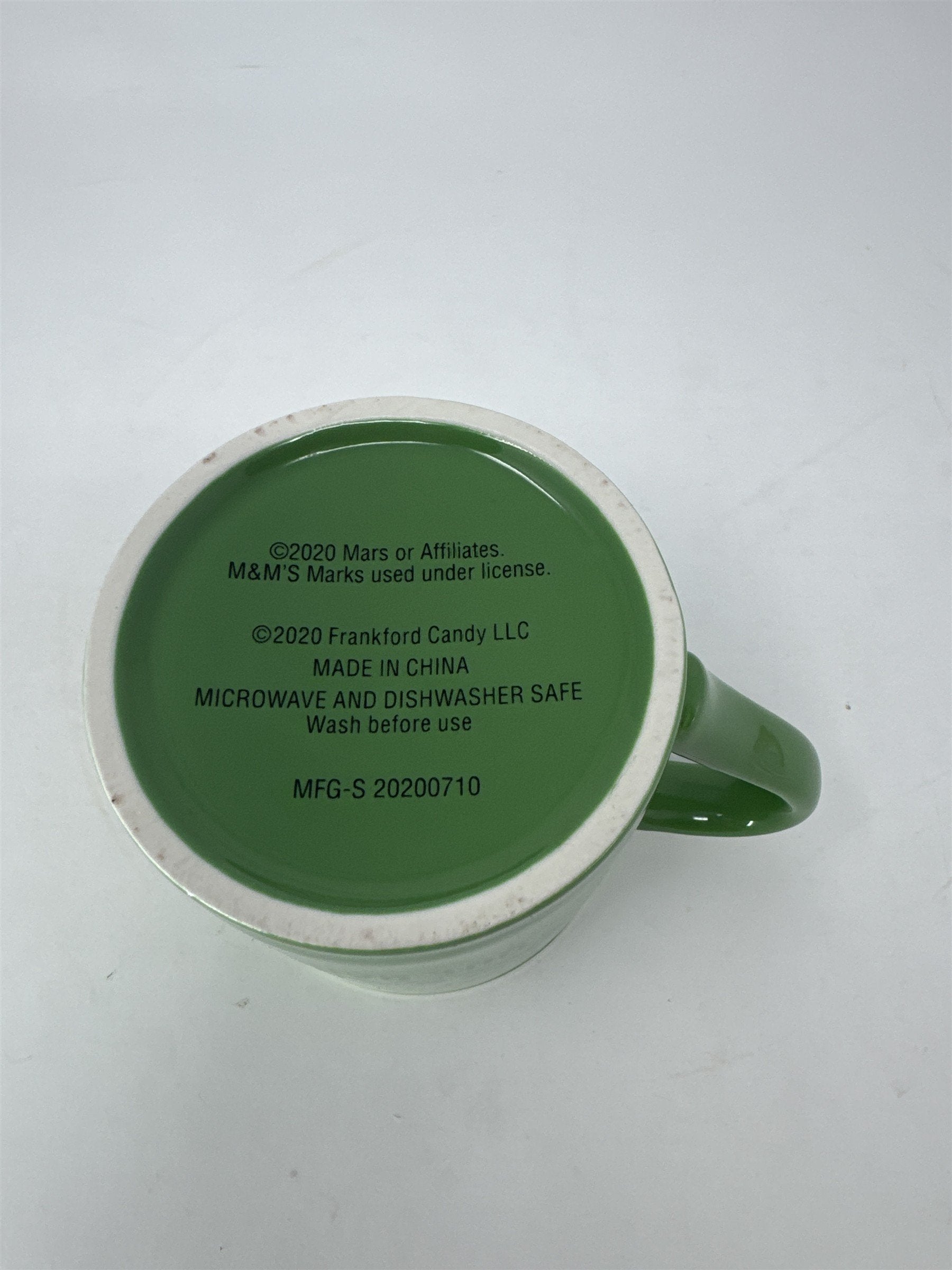 M&M's Green Character Mug Eat Your Heart Out Darling! Frankford Candy 2020