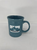 DesignPac Ski Patrol Coffee Mug Blue Speckled Camp Style Winter Skiing Gift