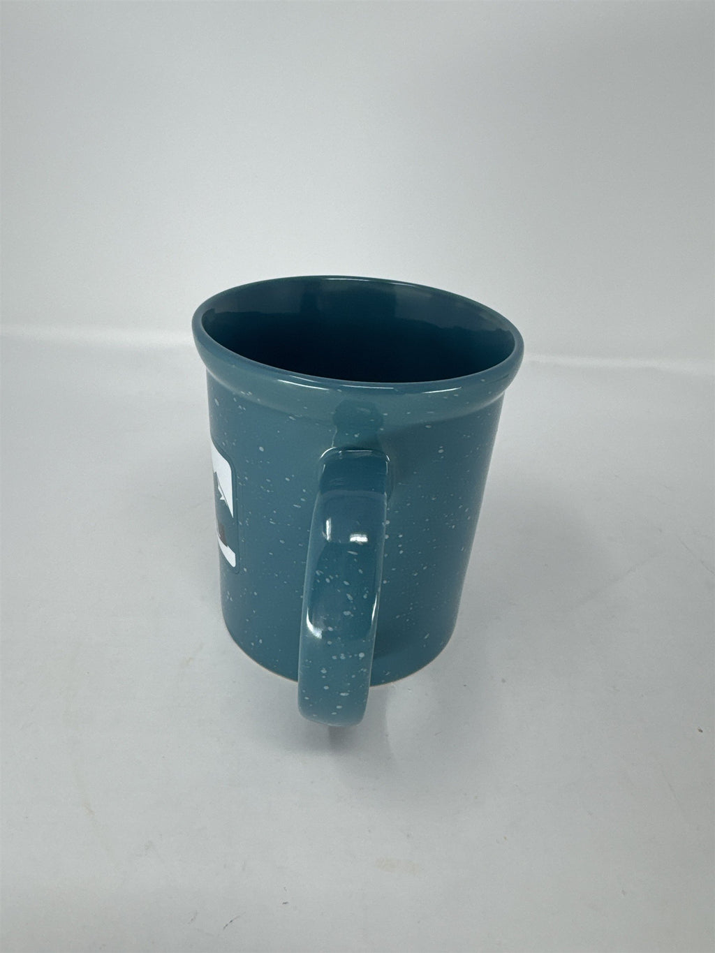 DesignPac Ski Patrol Coffee Mug Blue Speckled Camp Style Winter Skiing Gift