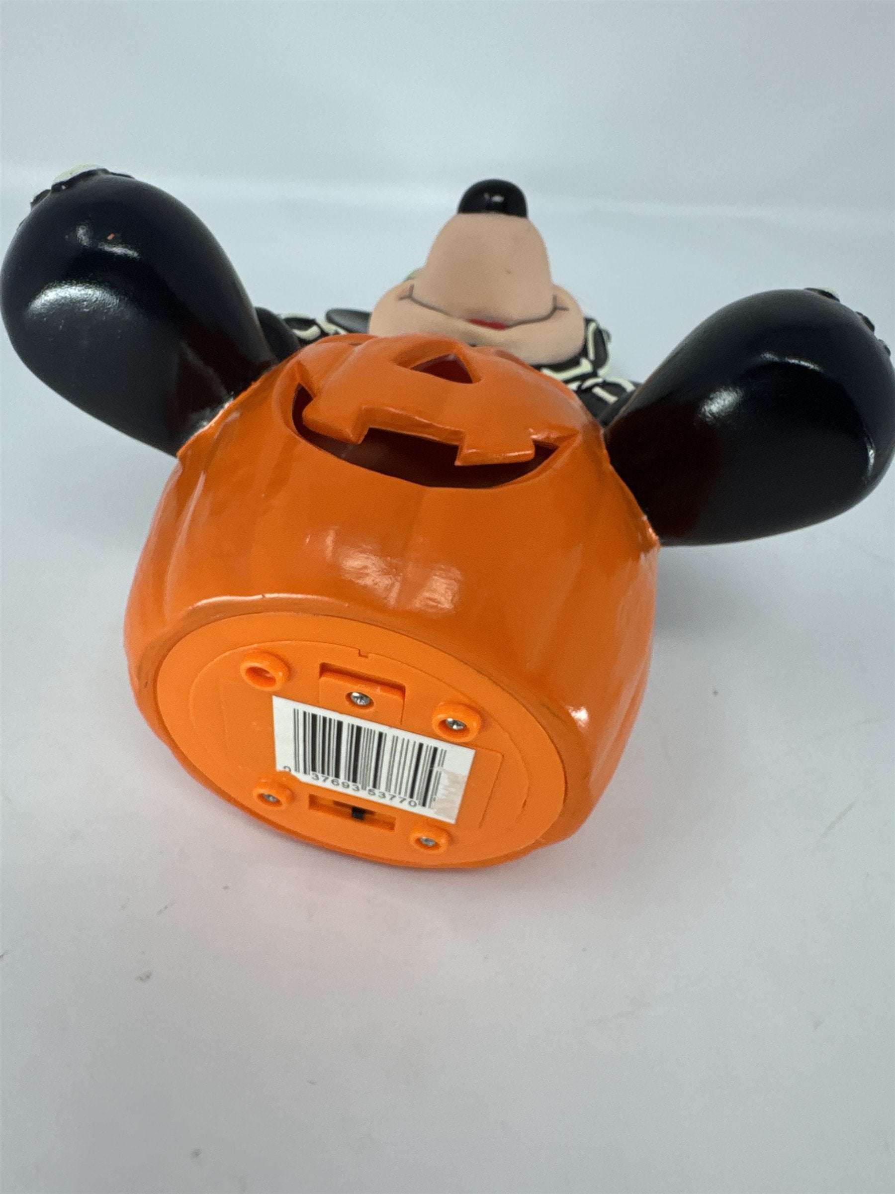 Disney Mickey Mouse Halloween Figure Skeleton Costume on Pumpkin Light Up