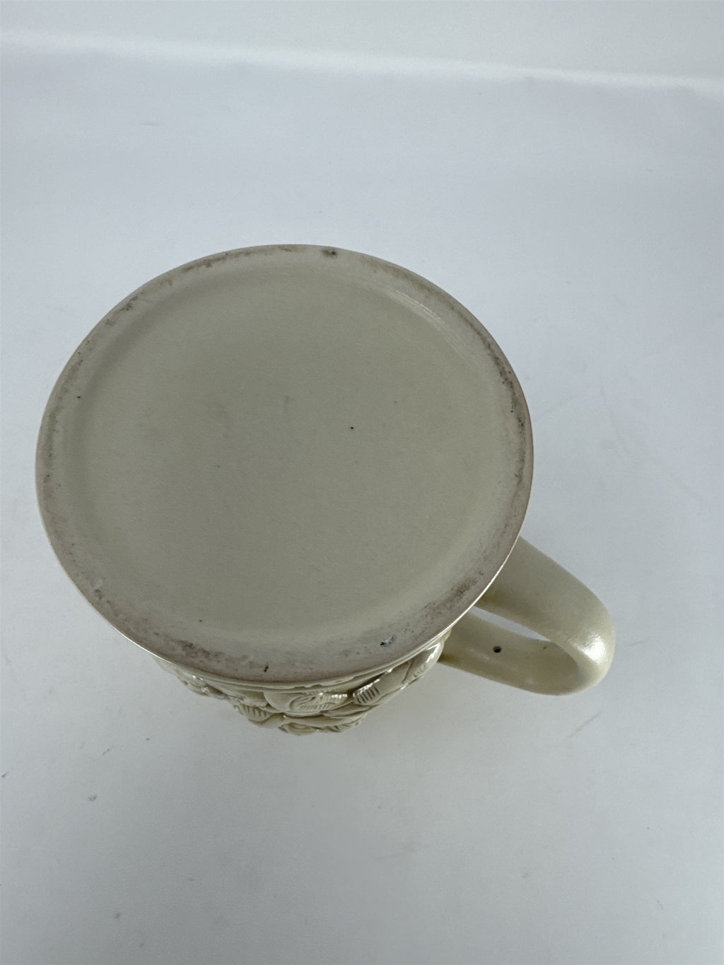 Vintage 1990s Miami Dolphins Coffee Mug 3D Embossed Crowd & Football Scene