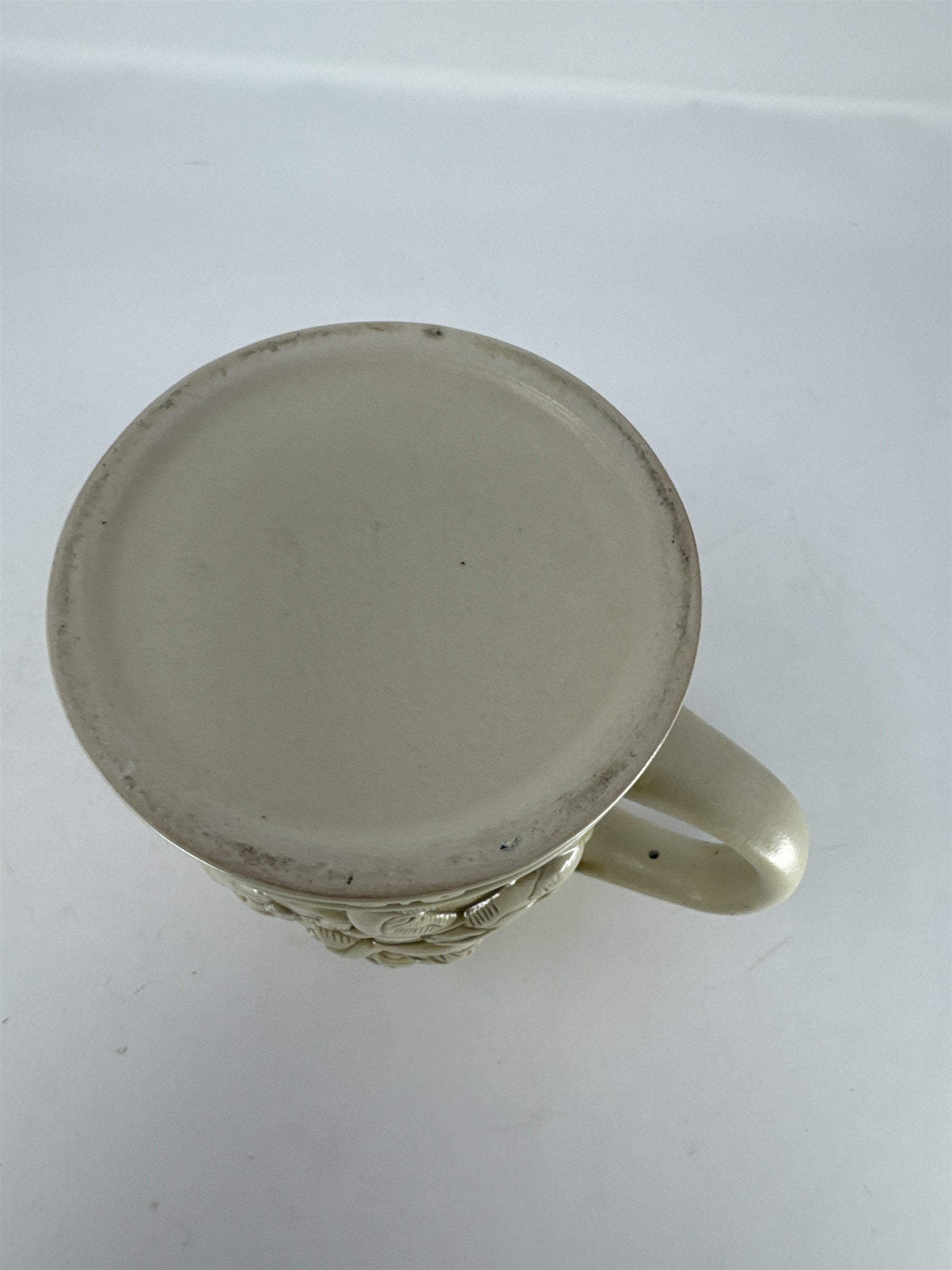 Vintage 1990s Miami Dolphins Coffee Mug 3D Embossed Crowd & Football Scene