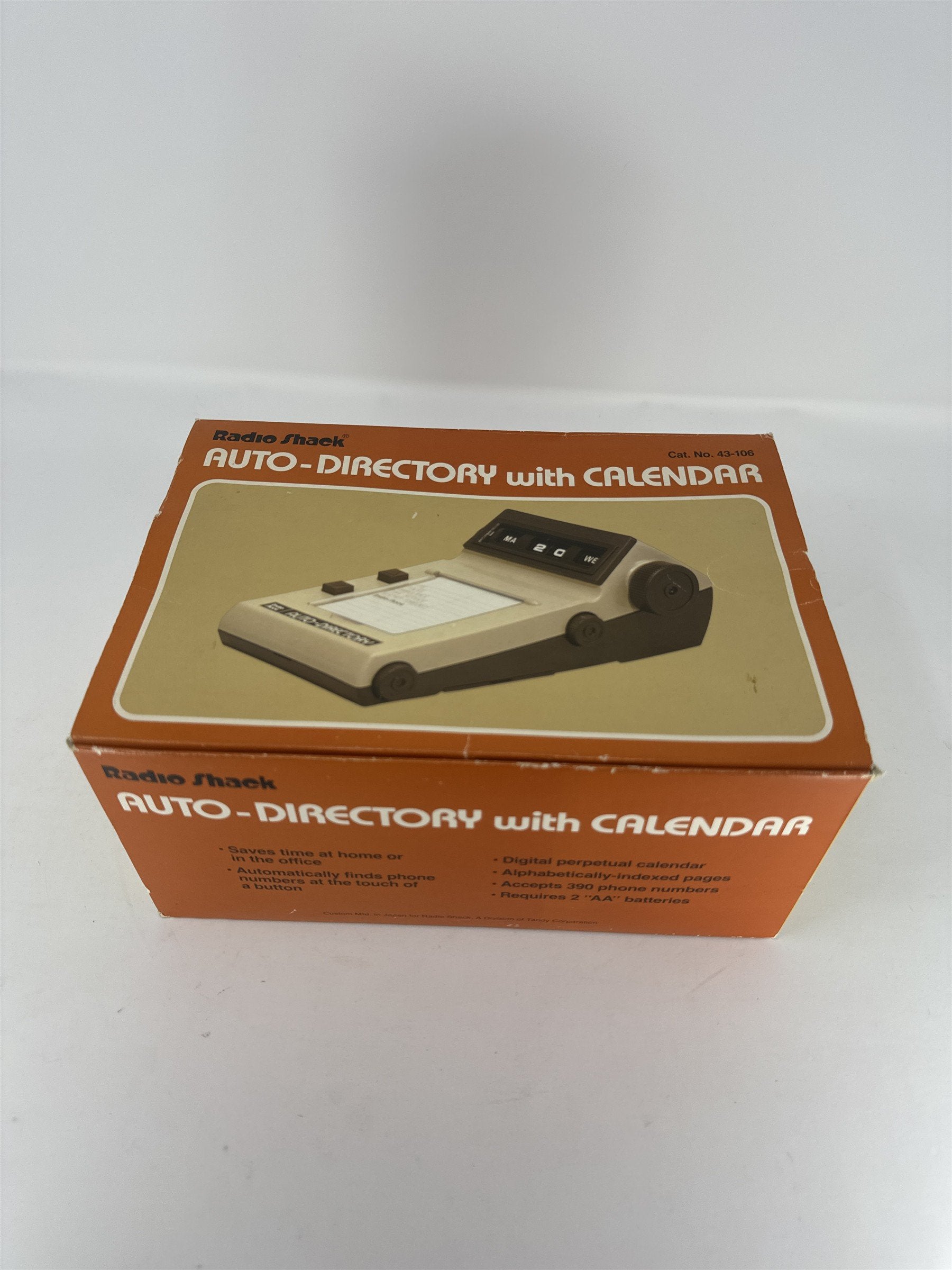 Vintage RadioShack Auto-Directory with Calendar 43-106 NIB Motorized Phone Book