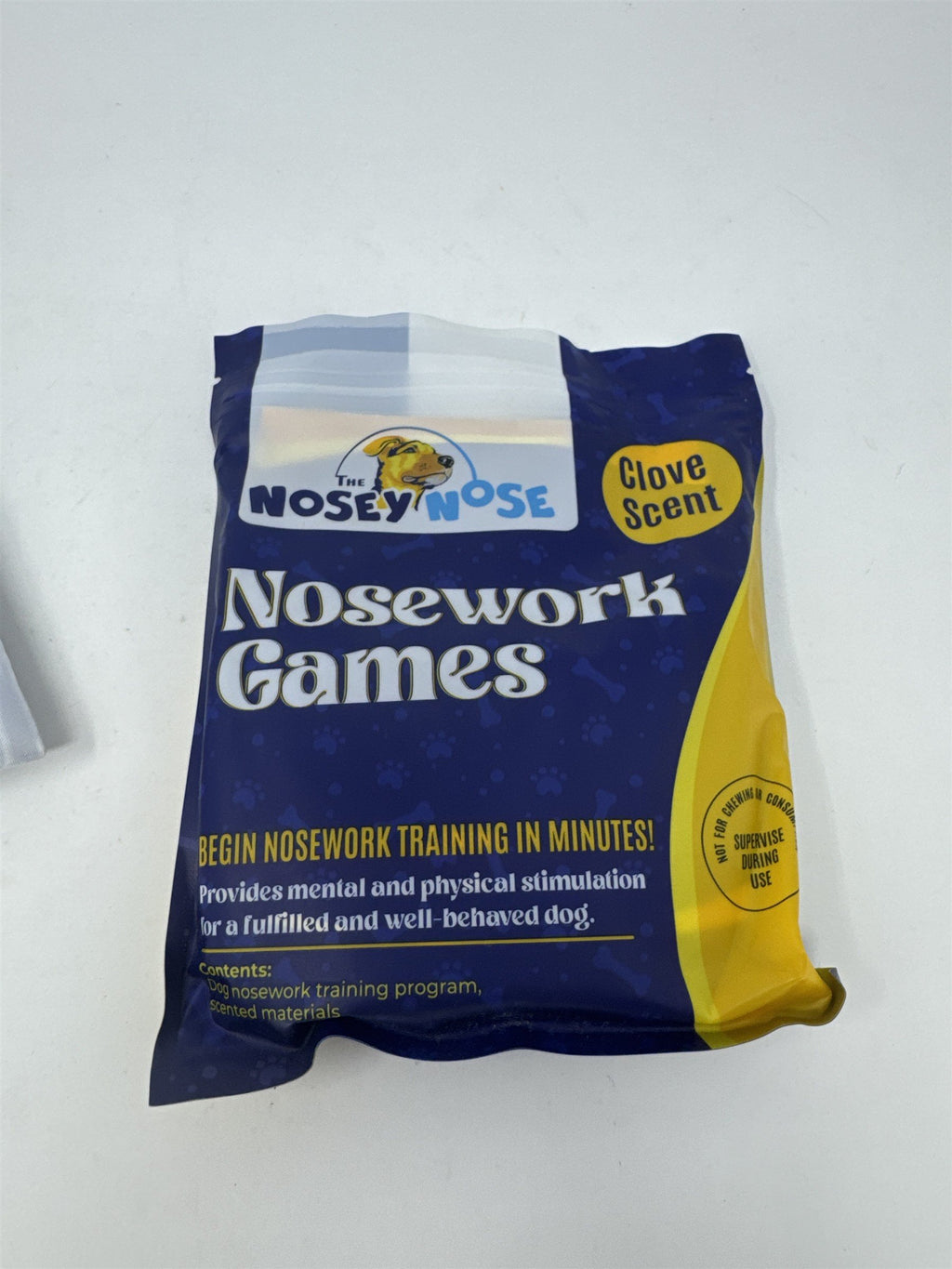 Nosey Nose Dog Training Game Scent Work Enrichment Brain Teaser Set