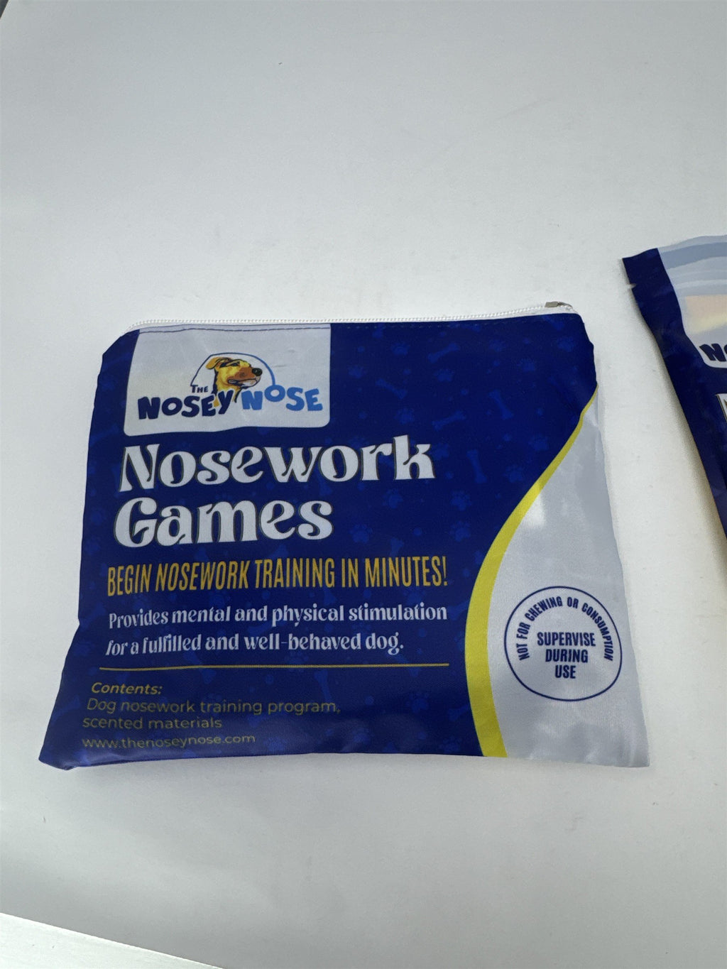 Nosey Nose Dog Training Game Scent Work Enrichment Brain Teaser Set