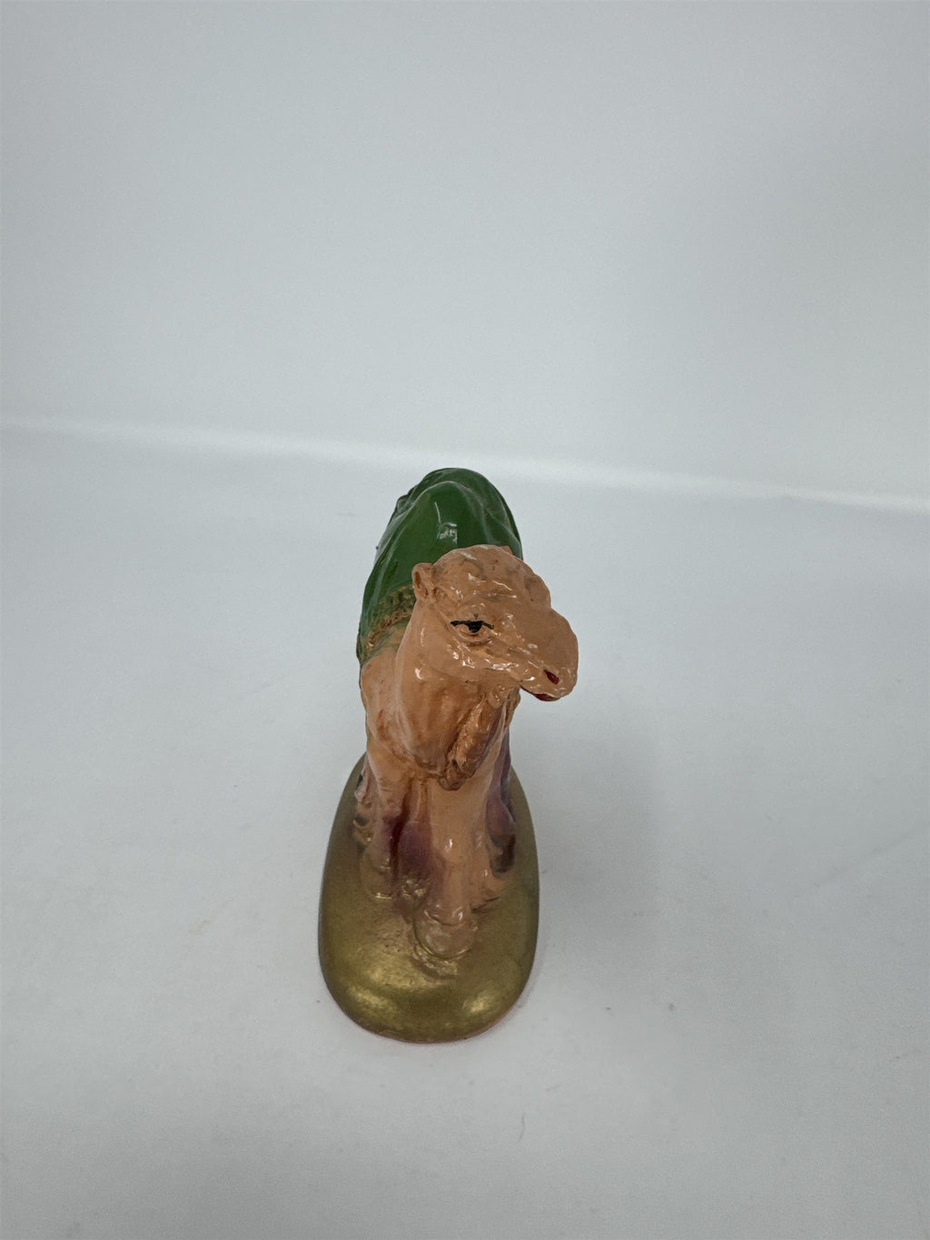 Vtg Chalk Nativity Camel Figure Scale Hand Painted Christmas