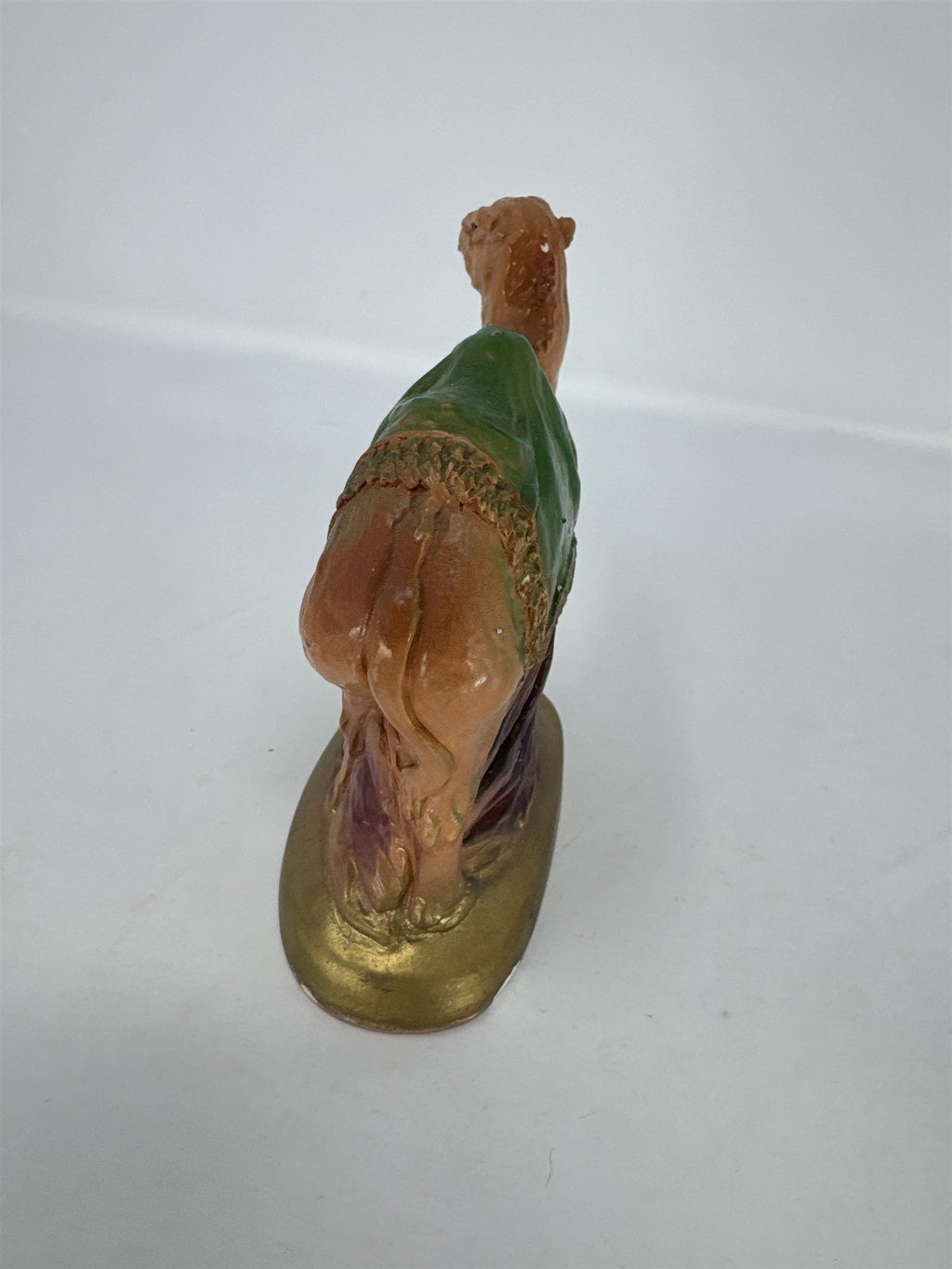Vtg Chalk Nativity Camel Figure Scale Hand Painted Christmas