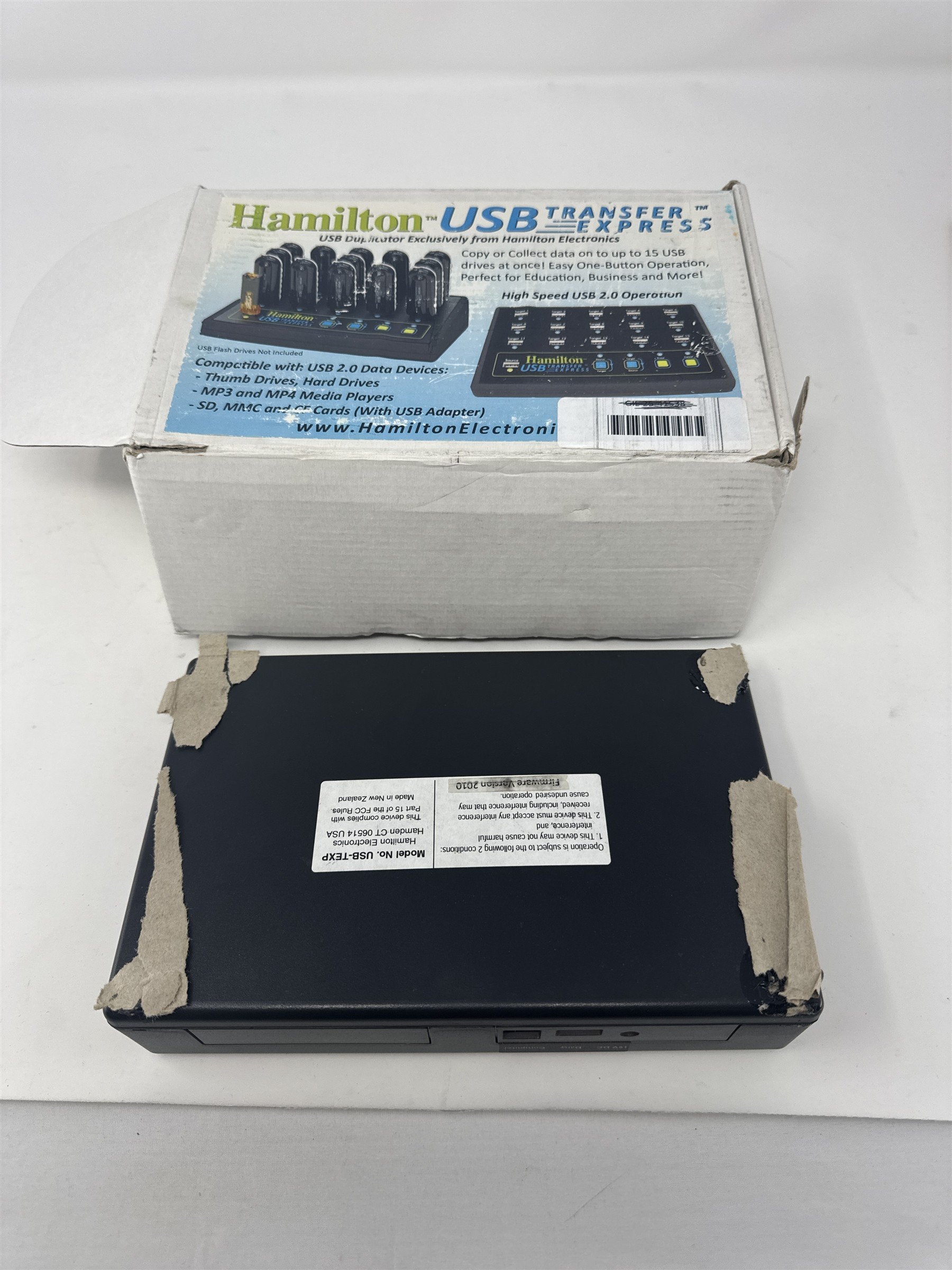 Hamilton USB Transfer Express Duplicator 1 to 15 Ports USB-TEXP Cloner & Power