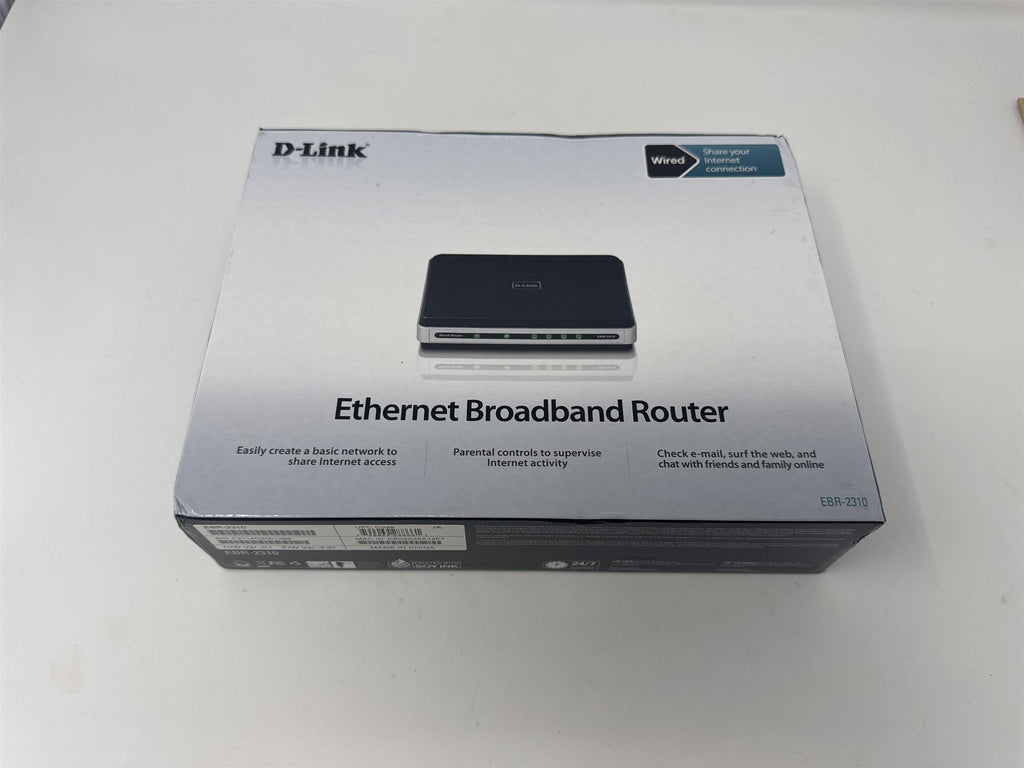 D-Link EBR-2310 Ethernet Broadband Wired Router 4-Port 10/100 Router