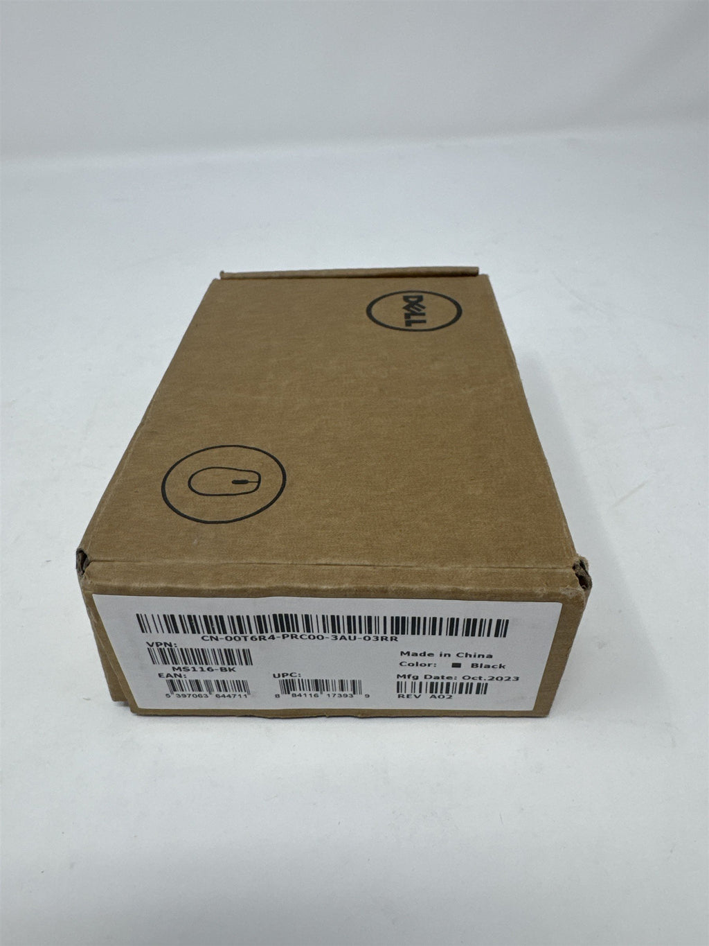 Dell MS116 Wired Optical Mouse Black 1000 DPI USB Scroll Wheel MS116-BK