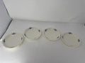 Set of 4 Vtg Homer Laughlin Virginia Rose Imperial Blue Saucer Plates USA 1962