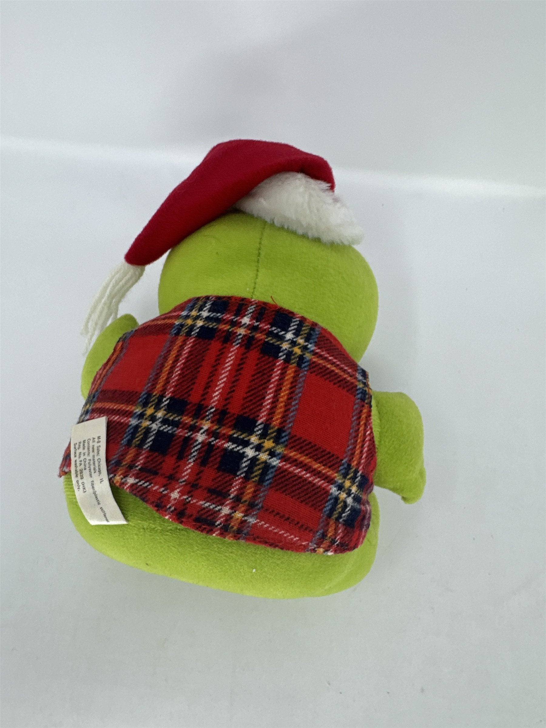 Vtg 1987 Kermit the Frog Plush Stuffed Animal The Muppets Jim Henson *Eye Wear*