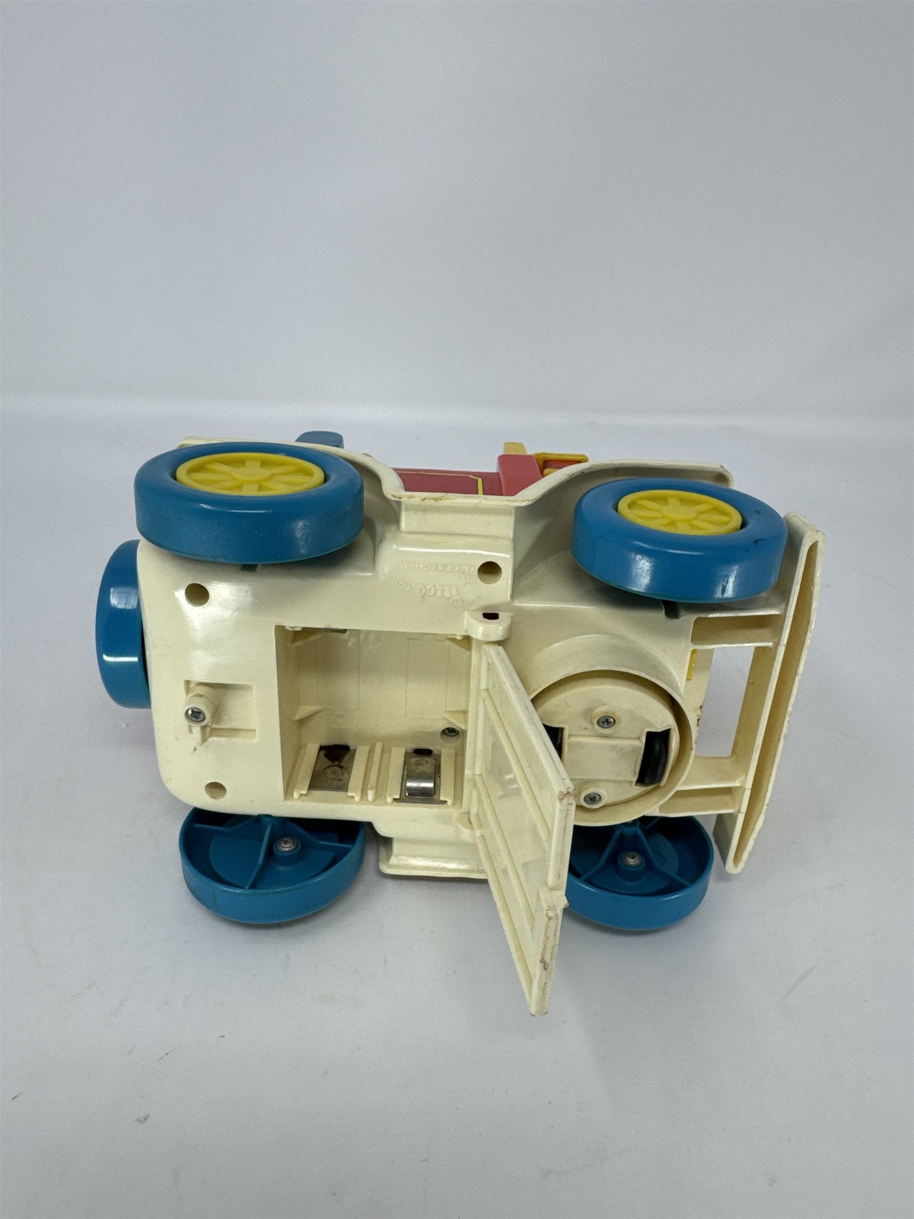 Vintage 1988 Illco Sesame Street Big Bird & Little Bird Bumper Car Toy Untested