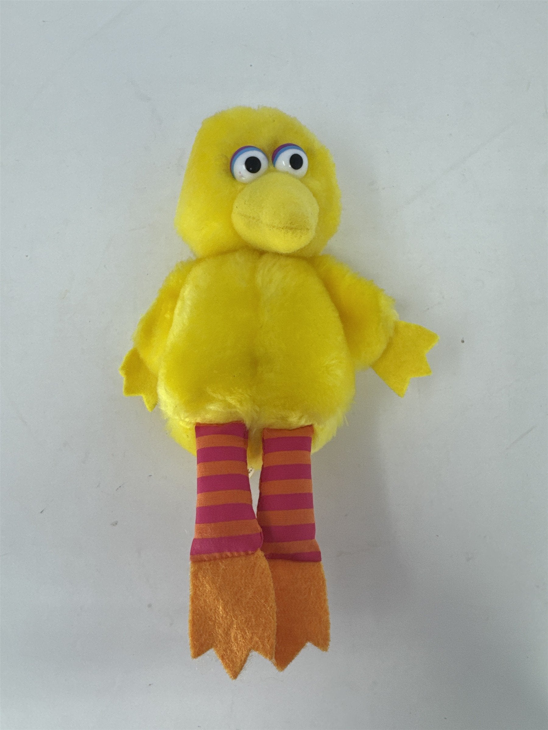 Applause Sesame Street Big Bird Plush Bean Bag Striped Legs Vintage Small Plush