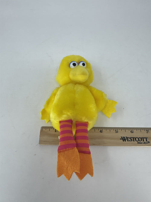 Applause Sesame Street Big Bird Plush Bean Bag Striped Legs Vintage Small Plush