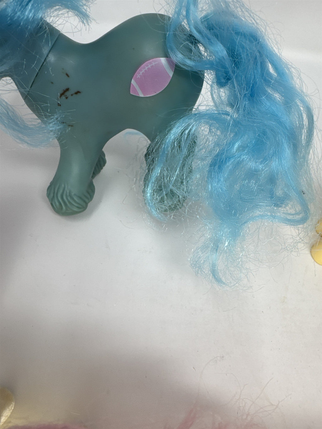 Lot of 8 Vintage My Little Pony G1 Toys Hong Kong Glitter Sparkle Felt & Mini