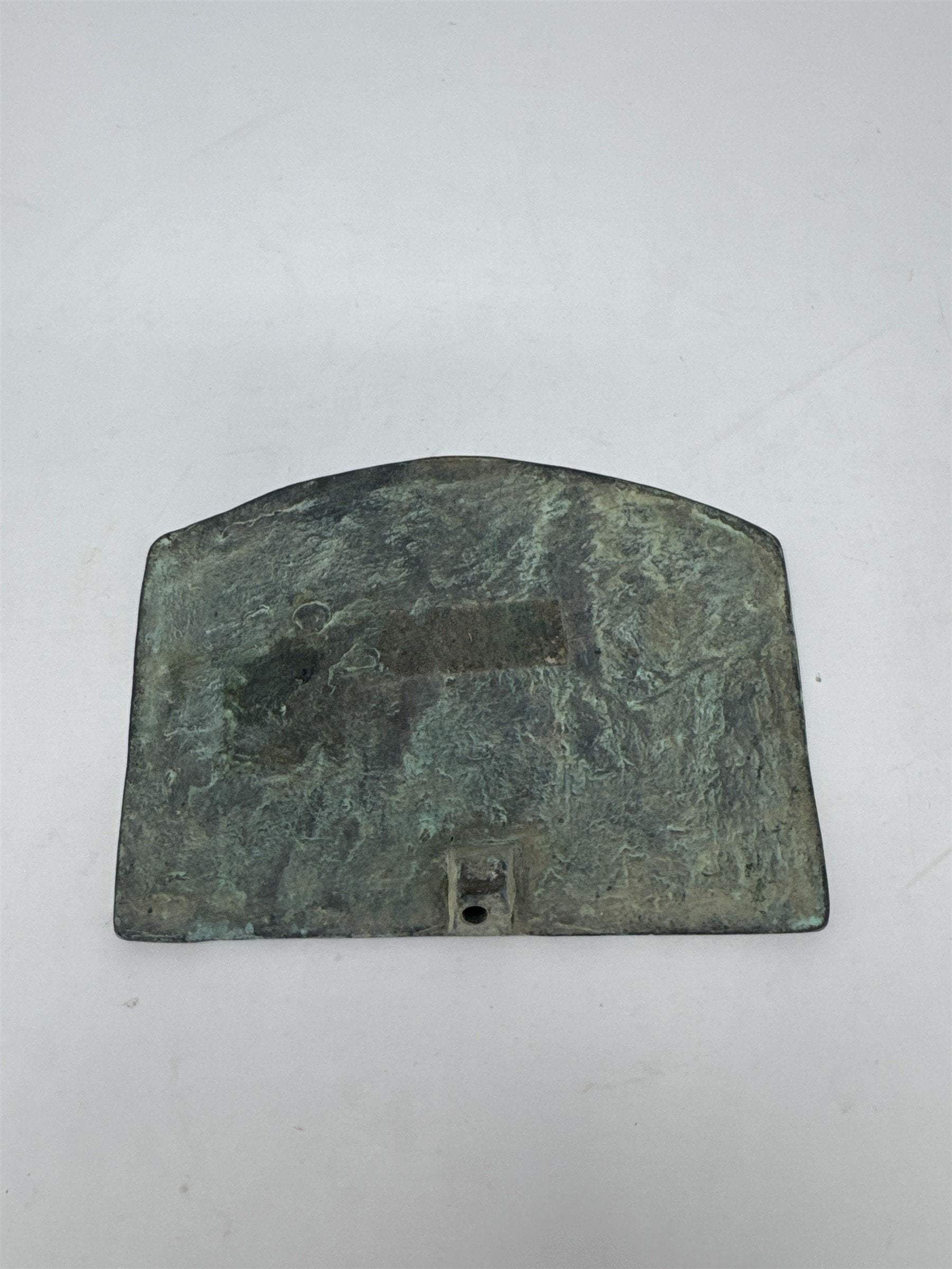Vtg Verdigris Metal Mom’s Garden Plaque Embossed Rose Flower Sign Outdoor Decor