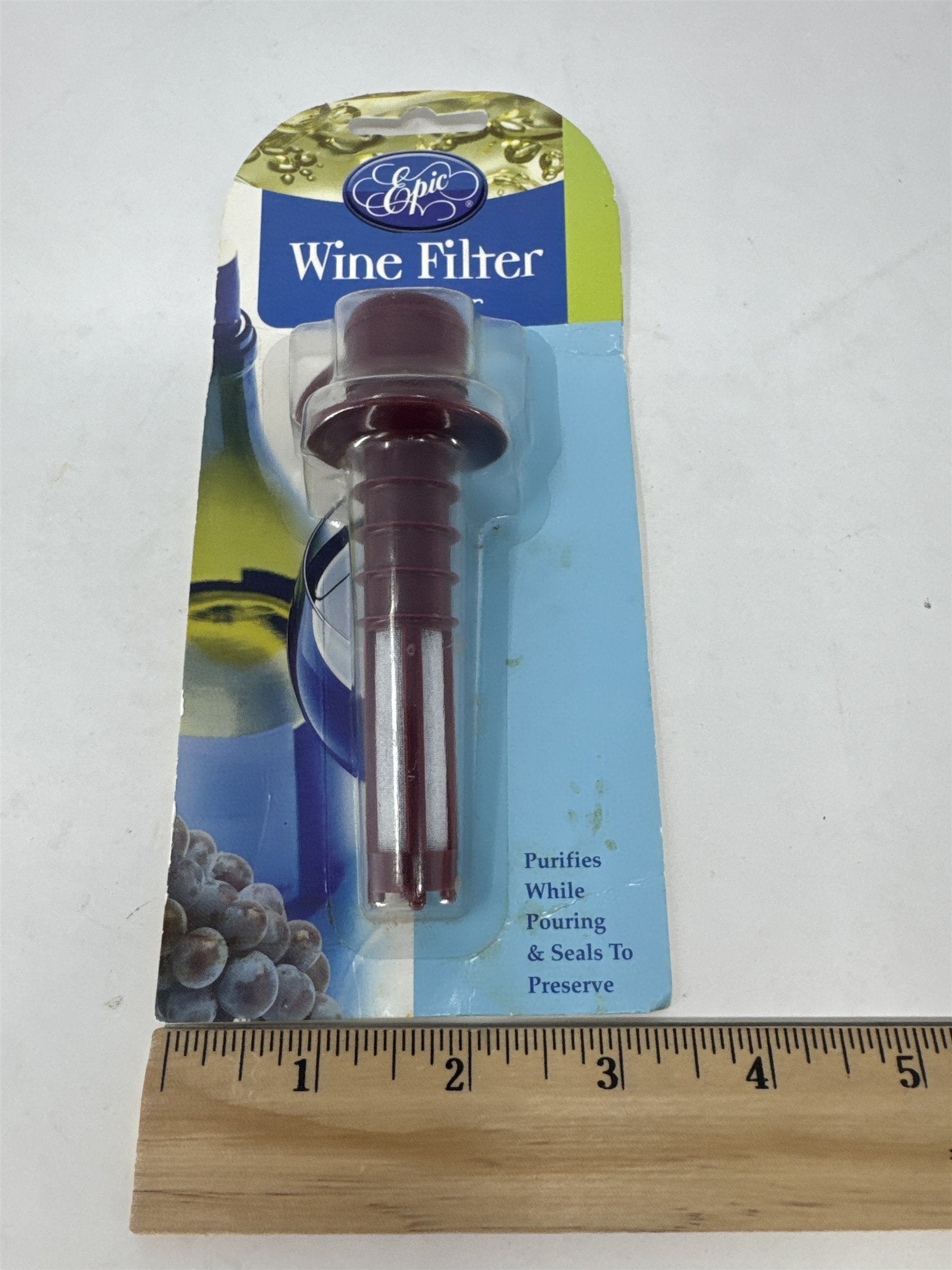 Epic Wine Filter and Saver Pourer Aerator Stopper Seal 2004 New in Package