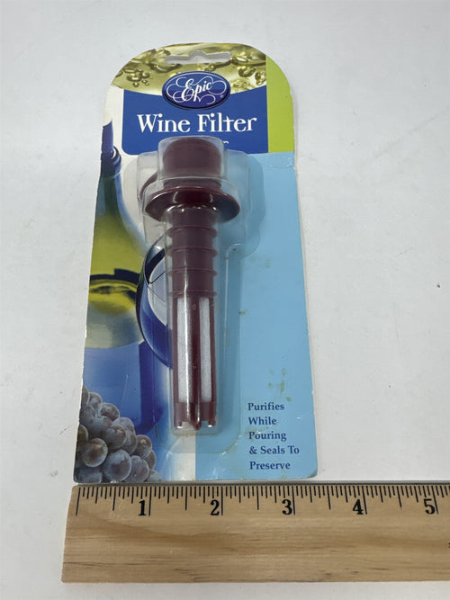 Epic Wine Filter and Saver Pourer Aerator Stopper Seal 2004 New in Package